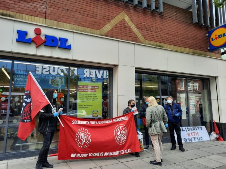 La solidaridad con los trabajadores y las trabajadoras de Dragon Group se extiende por el mundo