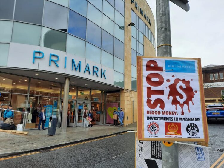 Actos en solidaridad con el pueblo de Myanmar