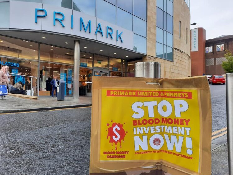 Actos en solidaridad con el pueblo de Myanmar