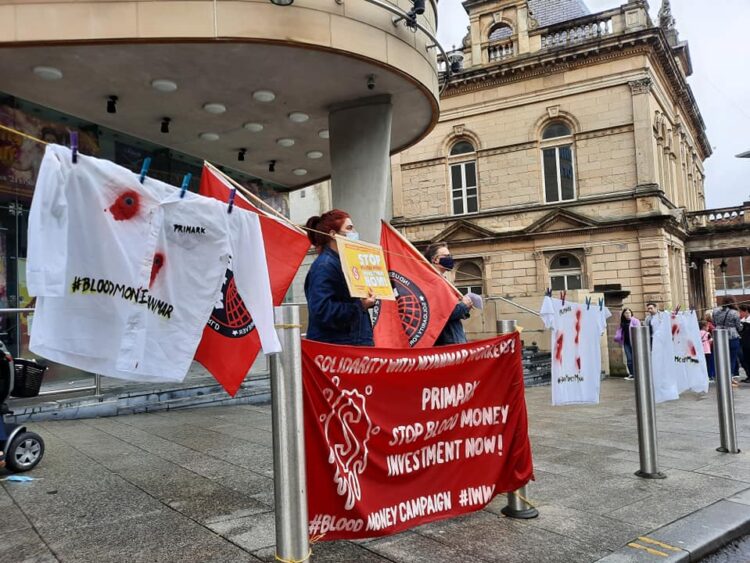 Actos en solidaridad con el pueblo de Myanmar