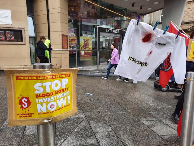 Actos en solidaridad con el pueblo de Myanmar