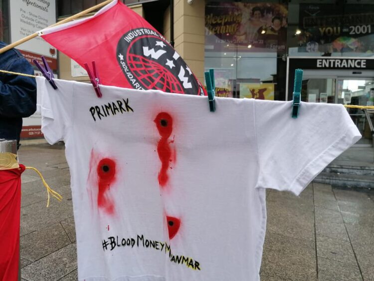 Actos en solidaridad con el pueblo de Myanmar