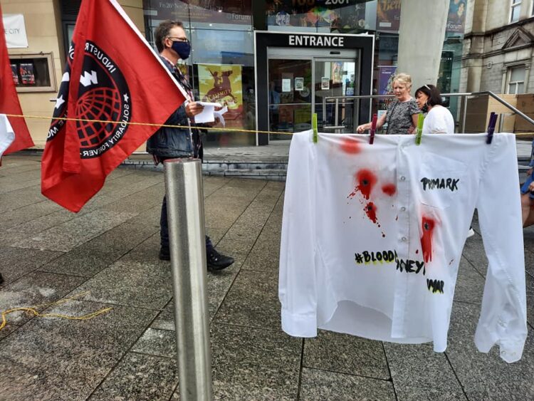 Rallies take place in solidarity with Myanmar workers