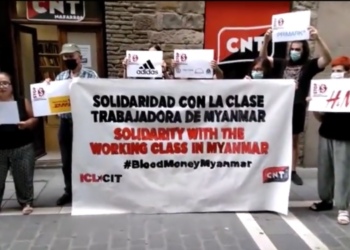 Actos en solidaridad con el pueblo de Myanmar