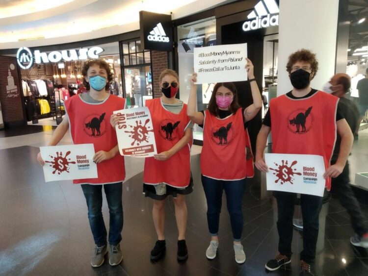 Actos en solidaridad con el pueblo de Myanmar