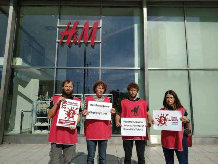 Actos en solidaridad con el pueblo de Myanmar