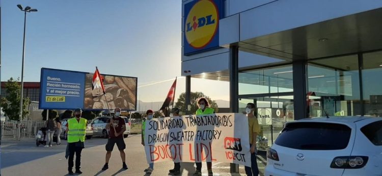 La solidaridad con los trabajadores y las trabajadoras de Dragon Group se extiende por el mundo