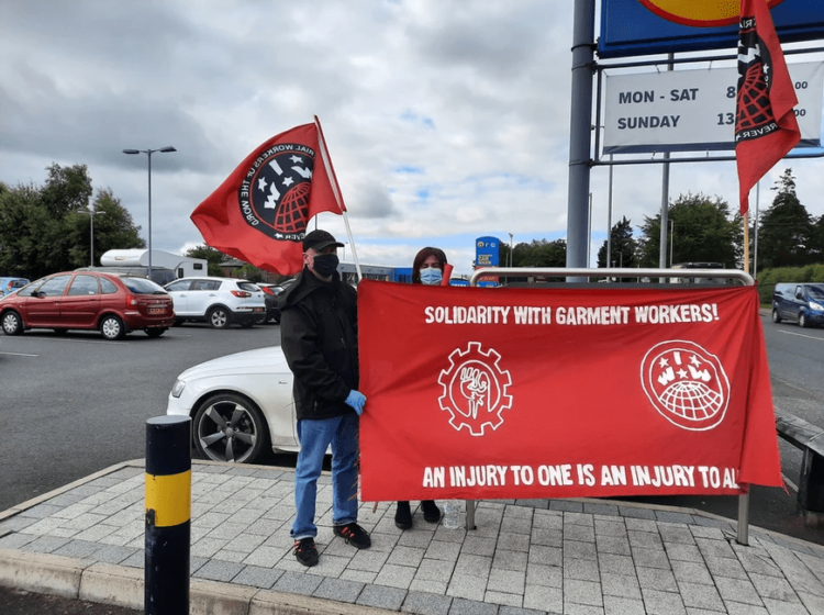 La solidaridad con los trabajadores y las trabajadoras de Dragon Group se extiende por el mundo