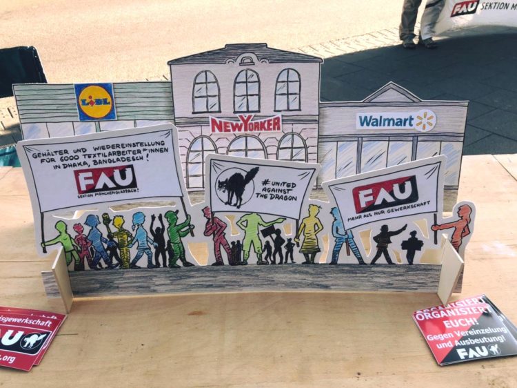 La solidaridad con los trabajadores y las trabajadoras de Dragon Group se extiende por el mundo