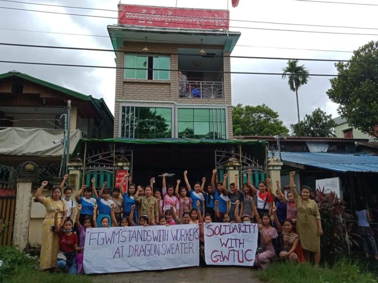 La solidaridad con los trabajadores y las trabajadoras de Dragon Group se extiende por el mundo