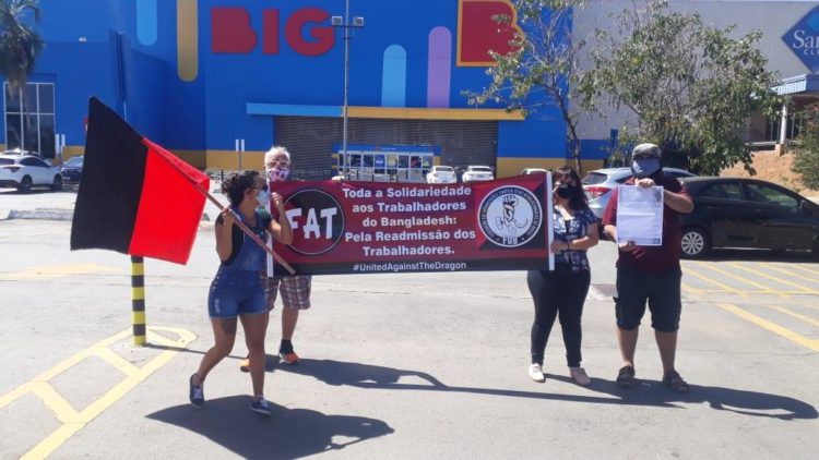 La solidaridad con los trabajadores y las trabajadoras de Dragon Group se extiende por el mundo