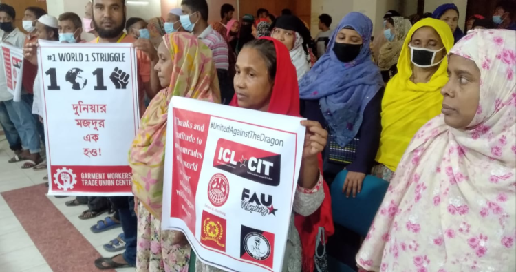 Dragon Group workers in Bangladesh vow to continue their fight. Global solidarity spreads