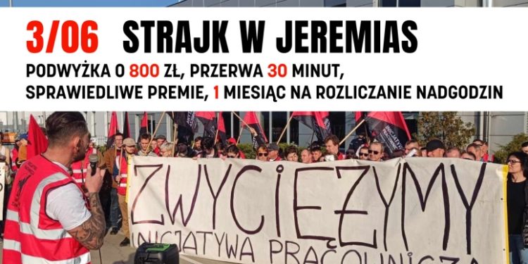 ¡La plantilla de Jeremias GMBH va a la huelga en Polonia! ¡Apoya su fondo de huelga!