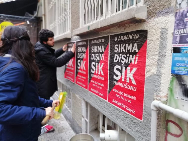 [Turkey] Young Workers Association was on the Streets against Economic Crisis