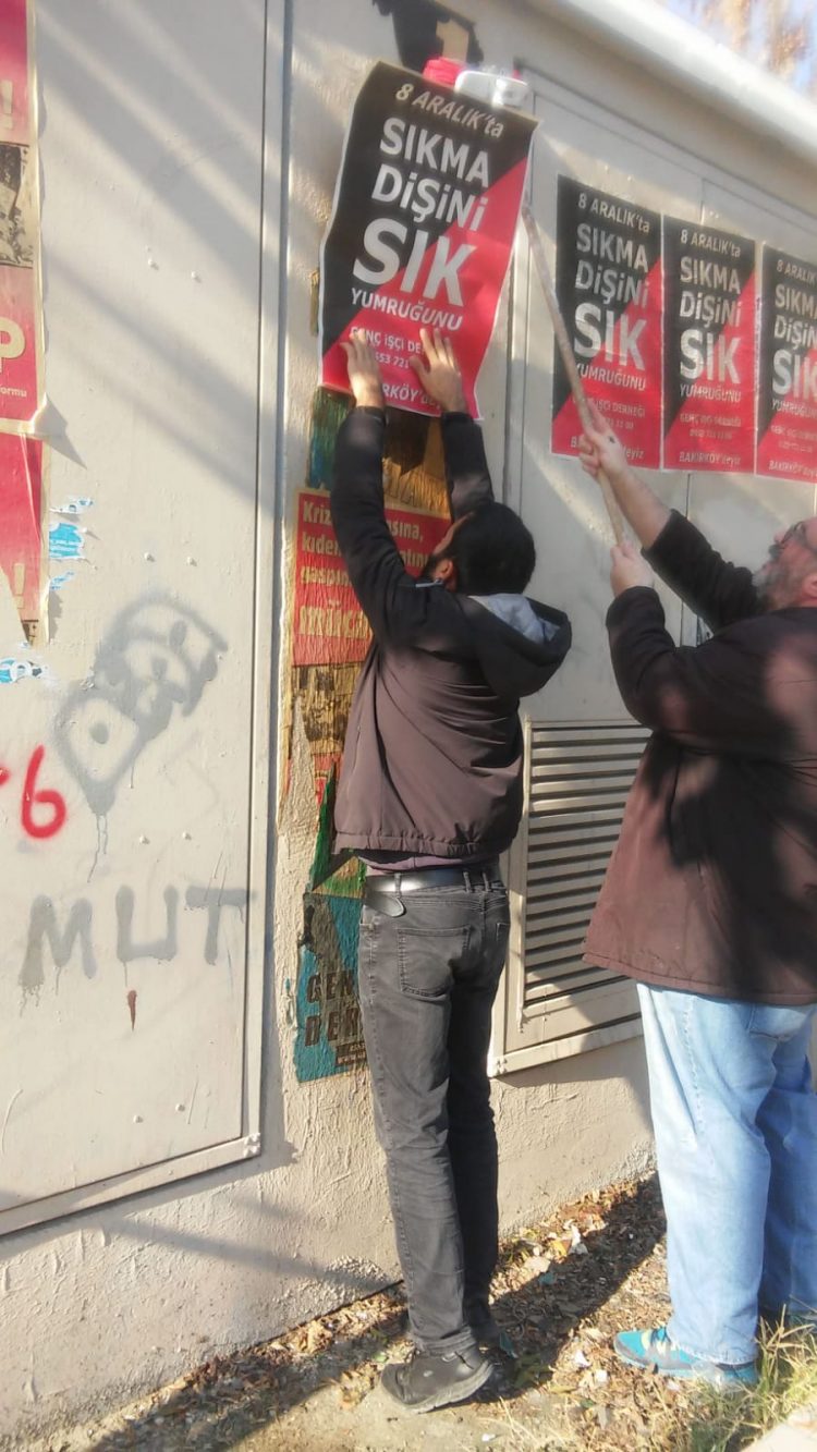 [Turkey] Young Workers Association was on the Streets against Economic Crisis