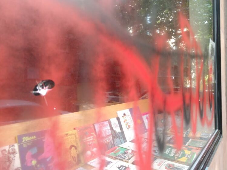 Attack on FAL’s Madrid office!