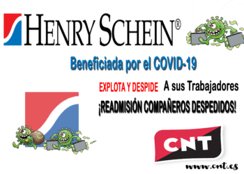 HENRY SCHEIN, multinacional de suministros sanitarios y beneficiaria de la pandemia, EXPLOTA y DESPIDE a los trabajadores.