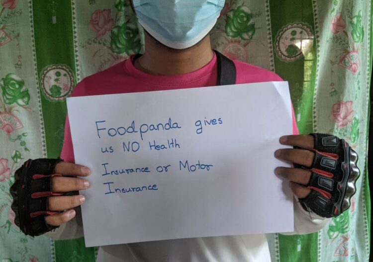 Wildcat strike of riders at Foodpanda Myanmar