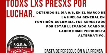 URGENTE: Detención de Compañero en Colombia