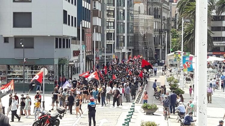 Stop union repression! Thousands rally in Gijon against the latest attack on workers’ rights
