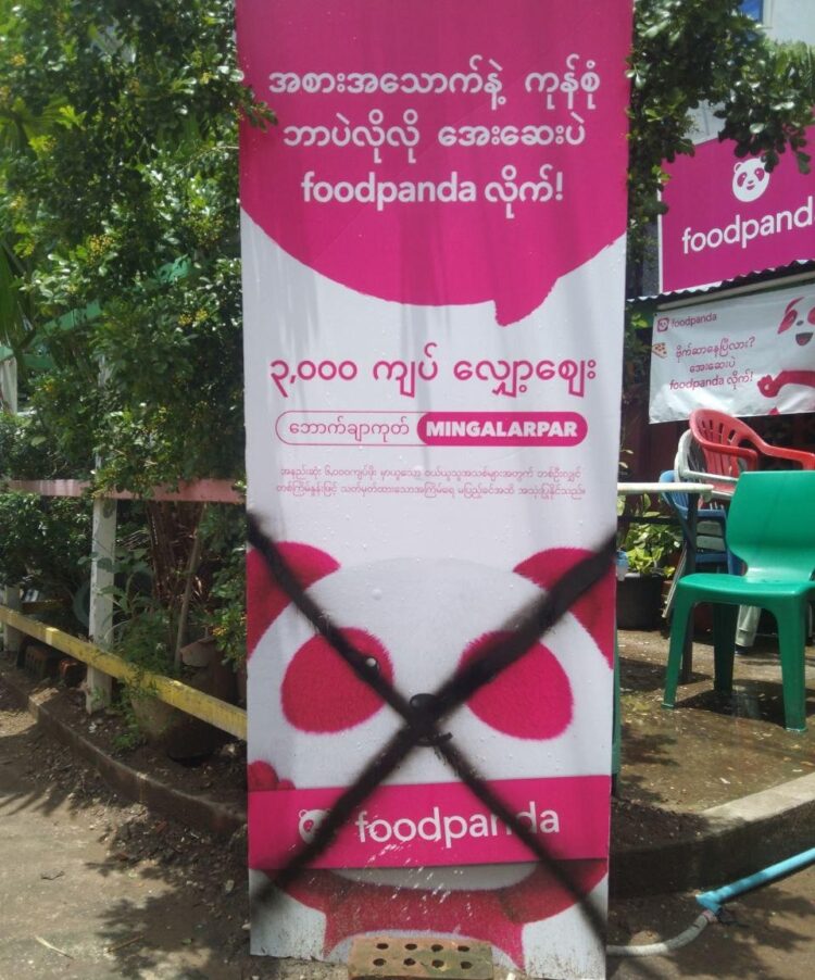 Repartidores de Delivery Hero unidos – ¡Solidaridad con la huelga en Foodpanda Myanmar!