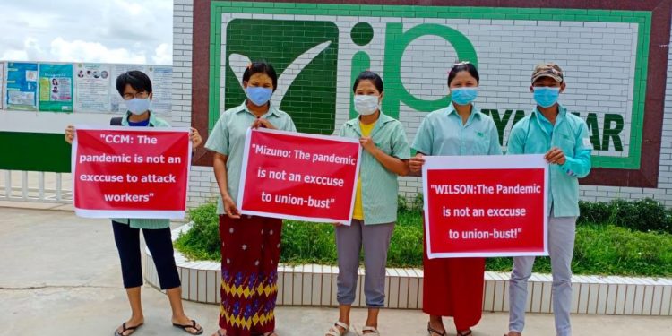 Stop union busting in Myanmar!
